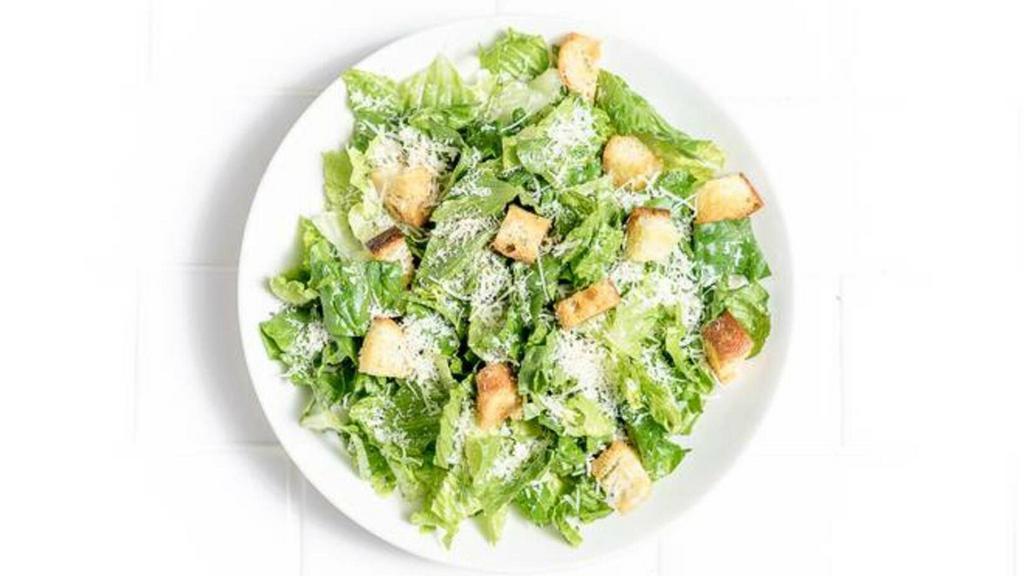 Caesar Salad · Crisp romaine, parmesan, and croutons.