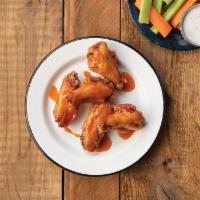 5 Piece Chicken Wings · Choose your wing flavor to customize our Gluten-free chicken wings made with Red Bird free-r...