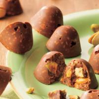 Pistachio Crunch Chocolate · This selection features individually-wrapped confections made with crushed California-made p...