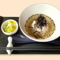 Wasabi Chazuke · Ochazuke is a Japanese dish with steamed rice steeped in Sencha green tea with your choice o...