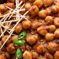 Chana Masala · (Vegan) (GF)Garbanzo beans in a special blend of spices