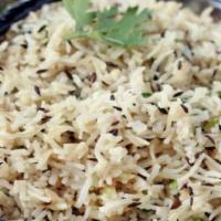 Zeera Rice (2-3 Servings) · Basmati Rice cooked with aromatic Cumin Seeds