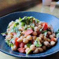 Chickpea Pearls Salad · Protein-rich Whole Chickpeas with Onions, and Tamarind to form a perfect appetizer. (GF, DF,...