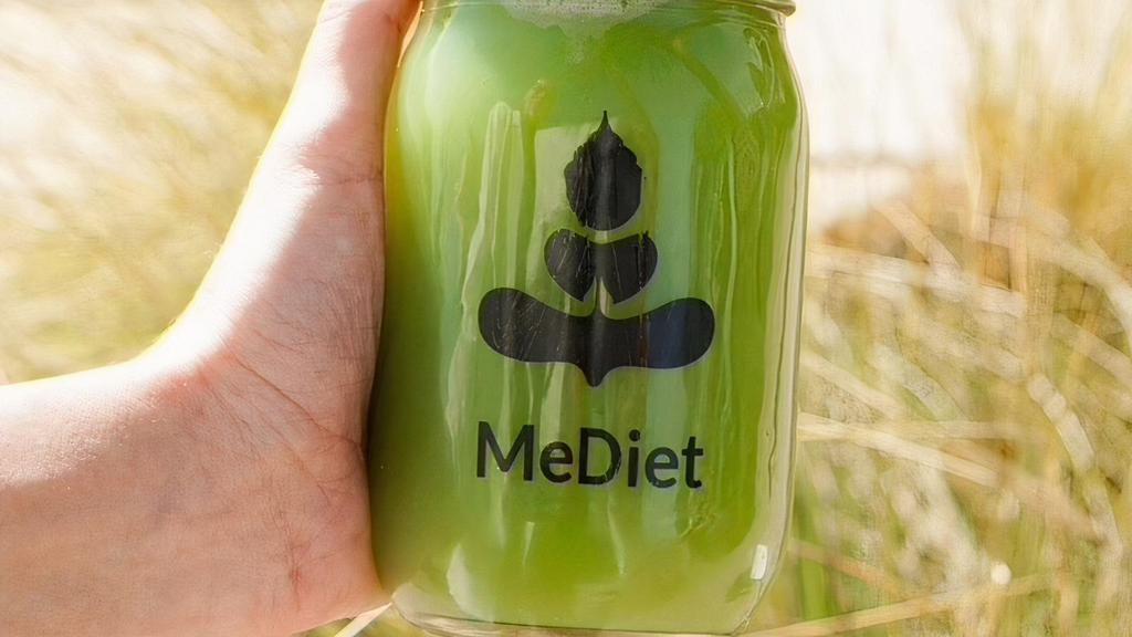 Green Machine · Celery, cucumber, spinach, kale, parsley, lemon, ginger root, green apples, romaine, green grapes