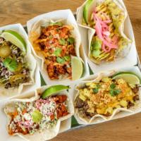 Cinco Taco · Your choice of any 5 tacos. Extra meat for an additional charge.