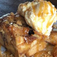 Caramel Crisp Bread Pudding · Made from scratch in-house.