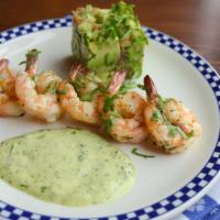 Prawns Del Cabo Wabo · Gluten-free. Organic herb marinated wild Mexican Pacific prawns grilled and served with citr...