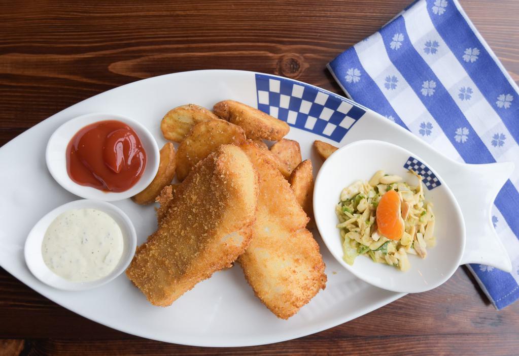Oh My Cod! Fish & Chips · Pacific cod lightly panko breaded with duke’s favorite beer, mac & jack’s.
Consuming raw or undercooked meats, poultry, seafood, shellfish or eggs to your specification may increase your risk of foodborne illness, especially if you have certain medical conditions.