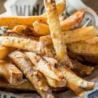 Garlic Fries App · Fries tossed in our garlic parmesan.
CAL. 220 - 870
GF UPON REQUEST