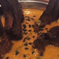 Peshawari Lamb Chops · Spiced rubbed deconstructed and grilled rack of lamb in a Peshawari sauce spiced with cumin,...