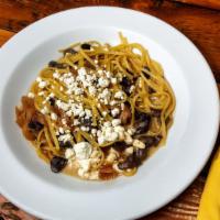 Penne Con Funghi/Gf Option · Portobello mushrooms, caramelized red onions, goat cheese and white wine on Penne or Gnocchi...