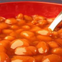 Bbq Baked Beans · BBQ baked bean medley with bourbon and brown sugar