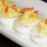 Deviled Eggs For 2 · I’m not a big fan of eggs, but I can’t resist deviled eggs. We serve them 3 ways: Classic, R...