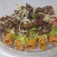 5 Rolled Tacos Supreme · 