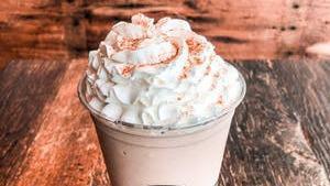 Horchata Mocha Smoothie  · Horchata blended with mocha, topped with whipped cream and sprinkled cinnamon.