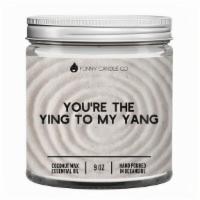 You'Re The Ying To My Yang - Candle · Perfect gift for the ying to your yang. Scent notes: Lemongrass, Jasmine,Patchouli

Size: 9o...