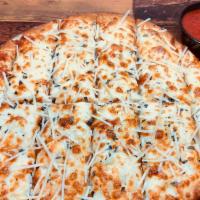Cheese Bread · Served with pizza sauce.