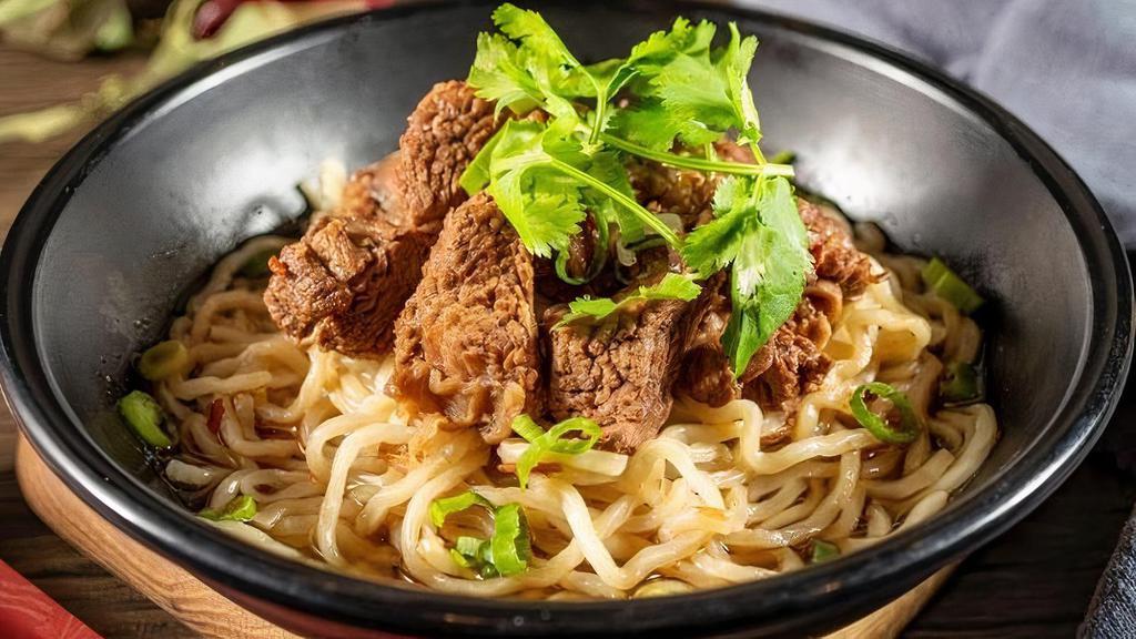 Beef-Stew Noodle · ​A must-try traditional Chinese noodle dish. This braised beef noodle is made with beef brisket and traditional seasonings.