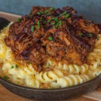 House Smoked Pulled Pork Mac And Cheese · 
