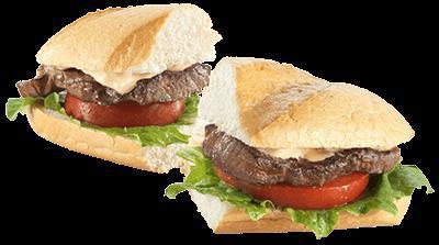 New York Steak Sandwich · Made to Order 6 oz New York Steak with Freshly Sliced Tomatoes, Lettuce, and Apollo Sauce on a Deli Style Bun.