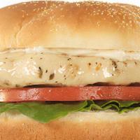 Broiled Chicken Sandwich · Mediterranean-Marinated Chicken Breast with Freshly Sliced Tomatoes, Lettuce, and Mayonnaise...