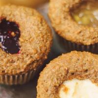 Filled Bran Muffins · Bran muffins filled with apple, blueberry, raspberry or cream filling. Filling flavors may v...