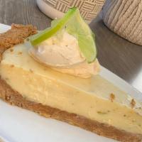 Key Lime Pie · Custard, graham cracker crust & homemade whipped cream