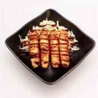 Potato Croquette · コロッケ Deep-friend vegetable croquette drizzled with tonkotsu sauce