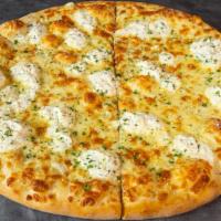 White Pizza · Seasoned ricotta, mozzarella and parmigiano