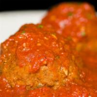 Pasta W/Meatballs · Choice of pasta with tomato sauce and 2 House-made meatballs