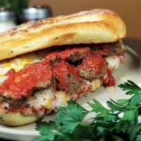 Italian · Italian is served with ham, lettuce, mozzarella, onions, pepperoni, salami, tomatoes.