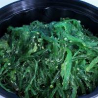 Seaweed Salad · Mixed seaweed marinated in sauce.