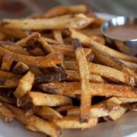 Family Size Fries · Gluten-free. Fresh cut russet potatoes, double fried for extra crispiness, served with Po' B...