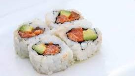 Spicy Salmon Roll · Spicy salmon, cucumber rolled