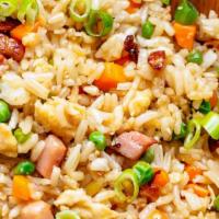 Various Fried Rice (Choice Of Bbq Pork/Chicken/Beef/Vegetable  Fried Rice · You can choice of Beef or Pork or Chicken or Vegetable and make a instruction.