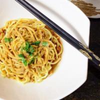 Szechuan Style Cold Noodles · Hot and spicy.