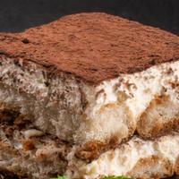 Tiramisu · Authentic flavor and flair. Mascarpone cheese is our first ingredient .Everyone speaks Itali...