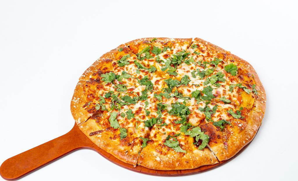 Bbq Chicken · Grilled chicken, onion, tomato & cilantro on legends sweet & tangy gold or traditional BBQ sauce.