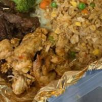 Protein Bowls · Fried rice & Veggies. Choice of 1 protein Chicken, Steak, Shrimp.