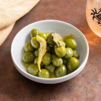 Castelvetrano Olives · olive oil. bay leaf