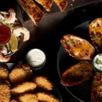 Mix N' Match Happy Hour Pack  · Choose 4 of your favorite full-size Steakhouse Starters and your choice of 4 non-alcoholic b...