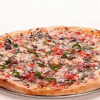 The Park Avenue · Spinach, mushrooms, tomatoes and red onions.