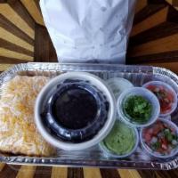 Take & Bake Nachos · Our famous nachos, deconstructed into a meal kit and all ready for you to prepare at home! C...