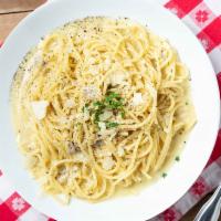 Cacio E Peppe · Spaghetti with pecorino (sheep's milk cheese) & freshly ground pepper