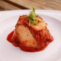 Kimchi · Gluten Free. Pickled Napa cabbage.