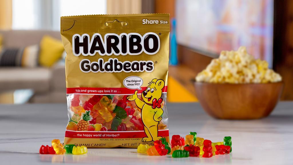 Haribo Gold Bears (5 Oz.) · America's #1 selling gummi bear and the gummi candy gold standard worldwide for over 90 years (popcorn sold separately).