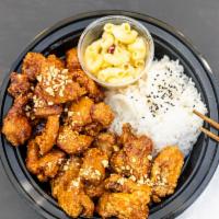 Ko'S A(Fried Chicken/Mild) · Dakgangjung is crunchy and crispy fried chicken that is glazed in a sticky sweet sauce with ...