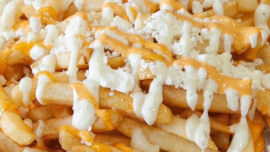 Fries With Feta And Garlic · 