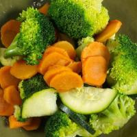 Steamed Vegetables ** · Choose four steamed vegetables.