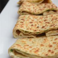 Ricotta Mozzarella Gozleme · Vegetarian. Ricotta cheese, mozzarella, parsley, green onion